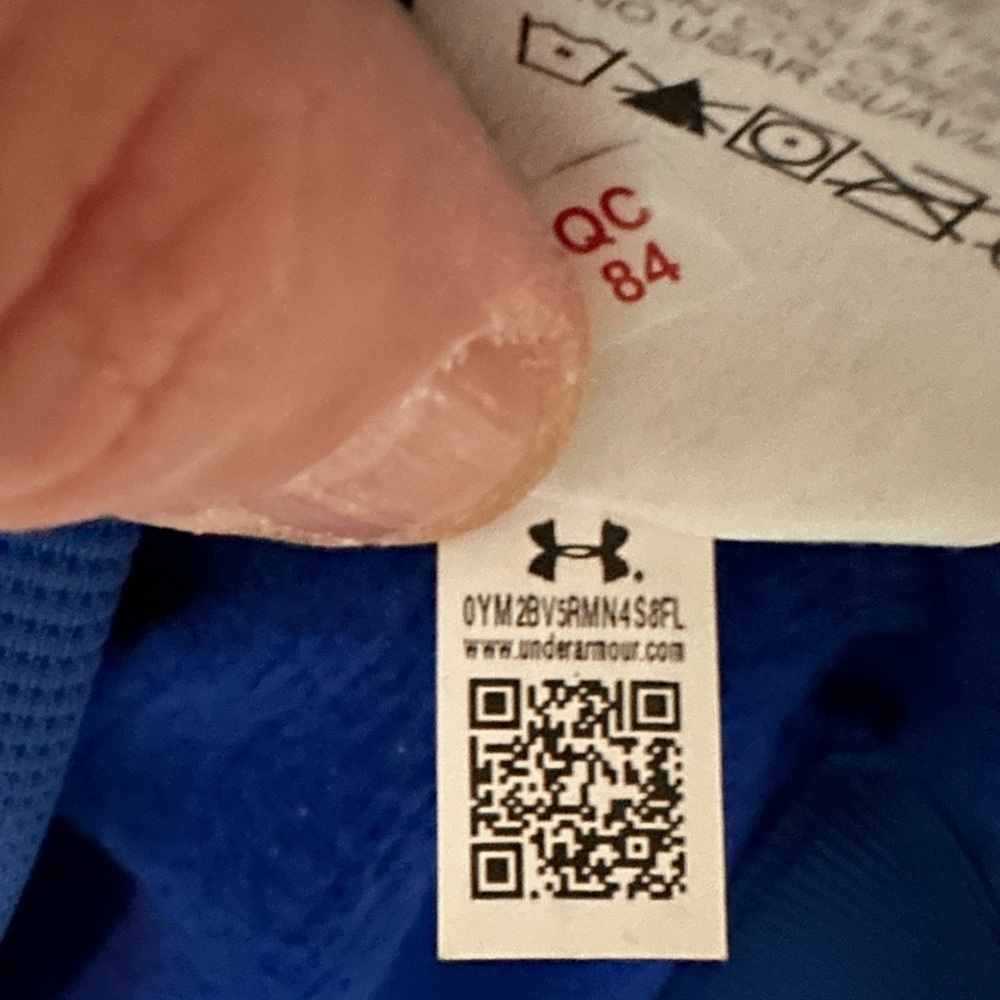 NWT Under Armour Golf Men's Blue Zip Up Sweater - Picture 10 of 11